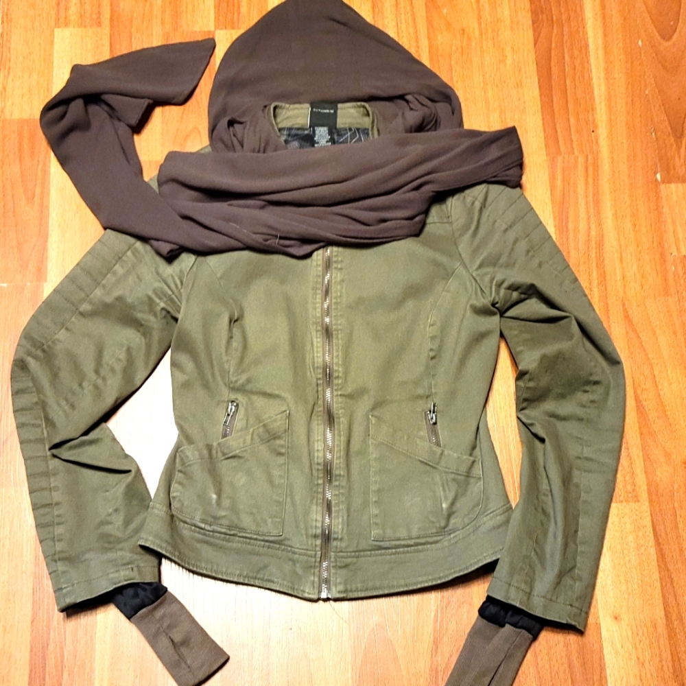 Star Wars Jyn Erso Rogue One Khaki Cotton Jacket, Women's Sz. S